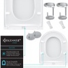 Afbeelding van KESSER® WC-bril met Soft Close en Quick-Release - Duroplast - Wit / D-Vorm