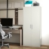 Afbeelding van HOMCOM archiefkast - staal - 80 L × 40 B × 180 H cm - wit