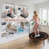 Afbeelding van SPORTNOW Fitness Trampoline Ø122 cm, opvouwbaar met 5 verstelbare handgrepen, voor binnen en buiten
