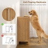 Afbeelding van HOMCOM Schoenenkast - Bamboe en MDF - 80 x 35 x 80 cm - Natuurlijk hout