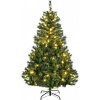 Afbeelding van HOMCOM Kunstkerstboom met 120 LED's en decoratie Ø 95 x 150 cm