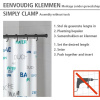 Afbeelding van WENKO Douchegordijnstang telescopisch 110-185cm aluminium zwart - Douchestang