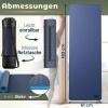 Afbeelding van RE:SPORT Yogamat, ftalaatvrij, antislip, 183 x 61 x 0,6 cm, marineblauw/lichtblauw