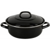 Afbeelding van BK Fortalit Emaille Braadpan 22cm/2L – Inductie – Ovenbestendig tot 230 graden – Zwart/Blauw