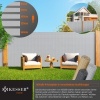 Afbeelding van KESSER® Pvc-inkijkbeschermingsmat 120 x 400 cm, inkijkbescherming, balkonbekleding, windbescherming
