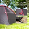 Afbeelding van Outsunny Campingtent Polyester, Fiberglas - 3,15L x 2,15B x 1,3H m - Grijs