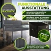 Afbeelding van Tillvex® Weerbestendige Tuinbank 3-4 Zits met Hoes & Kussens, tot 300kg Belastbaar