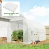 Afbeelding van Outsunny Kascover-PE-400L x 200B x 200H cm - Wit