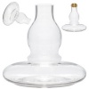 Afbeelding van DILAW® Azur Shisha Bowl Glas Vervangglas Afmetingen: Medium Hoogte: ca. 19,5cm Bowl zonder schroefdr
