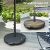 Afbeelding van Outsunny Tuinparasol Metaal, Polyester - Ø295 x 242H cm - Blauw