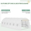 Afbeelding van Outsunny Vervangfolie voor kas PE 600L x 300B x 200H cm - Wit