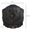 Afbeelding van HOMCOM Elektronisch dartbord met deur, 4 LED, 216 spellen, 12 pijlen B8-0006