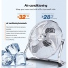 Afbeelding van AERSON vloerventilator 60 cm | 200W met 3 standen | robuust en hoge luchtstroom