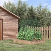Afbeelding van Outsunny Tuinhek van staal en PE, kunststof verbindstukken - 180L x 100B x 180H cm - Groen