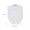 Afbeelding van Relaxdays toiletborstelkoppen set van 9, kunststof, 12 mm schroefdraad, D: 8 cm, wit
