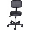 Afbeelding van HOMCOM Rolkruk, draaistoel voor salon, zwart 71-0013