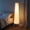 Afbeelding van HOMCOM Dimbare LED Staande Lamp met Driepoot in Wit voor Woonkamer en Slaapkamer