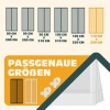 Afbeelding van KESSER® Magnetisch vliegengordijn deurinsectenhor 110 x 220 cm magnetisch deurgordijn beschermend sc
