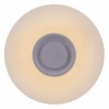 Afbeelding van LED plafondlamp Tune Sparkle met Bluetooth luidspreker in wit en opaal.