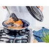 Afbeelding van BK Fortalit Emaille Braadpan 36cm/7.5L – Inductie – Ovenbestendig tot 230 graden – Zwart/Blauw