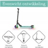Afbeelding van Chillafish Flexxi Glow Kinderstep voor jongens en meisjes vanaf 5 jaar - Blauw Groen