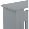 Afbeelding van Landelijke radiatorombouw - 83x112x19 cm - met plank - grijs