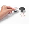 Afbeelding van Brabantia ReNew Handdoekhaakjes - 2 stuks - Zonder boren - Donkergrijs