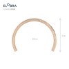 Afbeelding van Elobra Massief Houten LED Hanglamp Colombia S in Eiken, met geïntegreerde Touchbediening