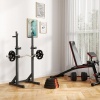 Afbeelding van SPORTNOW Olympische halterschijven set, 2 x 7,5 kg en 2 x 5 kg, zwart, voor krachttraining