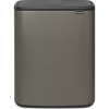 Afbeelding van Brabantia Bo Touch Bin Prullenbak - 60 liter - 1 vak - Platina