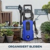Afbeelding van DURHAND Hogedrukreiniger 150 bar met 6 m slang, 1800 W, 5 accessoires, blauw
