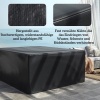 Afbeelding van Outsunny Meubelhoes - 235L x 190B x 90H cm - Zwart