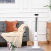 Afbeelding van HOMCOM Torenventilator met afstandsbediening van PE-kunststof en staal - Wit
