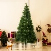 Afbeelding van HOMCOM Kerstboom PET, Metaal Ø90 x 210H cm Groen