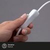 Afbeelding van Briloner Leuchten MASANI - tafellamp - 1 licht - metaal-glas - wit - excl. 1xE14 max. 25W - snoersch