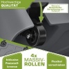 Afbeelding van tillvex® Parasolvoet PAVERA met wielen en remmen | Vulbaar 37L / 56kg | Weer- en UV-bestendig (Antra