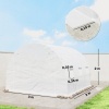 Afbeelding van Outsunny Kashoes-PE-300L x 300B x 200H cm - Wit