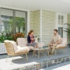 Afbeelding van Outsunny Rattan Sofa Set - PE-rattan, metaal - 138L x 77B x 78H cm - Beige
