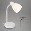 Afbeelding van Briloner Leuchten MASANI - tafellamp - 1 licht - metaal-glas - wit - excl. 1xE14 max. 25W - snoersch