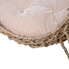 Afbeelding van PawHut kattenhuis met kussen, verhoogde poten, PVC-rotan, Ø 52 x 58 cm