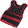 Afbeelding van HOMCOM Gewichtsw vest Oxford, metaal en zand, 60B x 50H cm, zwart en rood