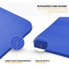 Afbeelding van TRESKO® fitnessmat - yogamat - pilatesmat - 190 x 100 cm - donkerblauw - 1,5 cm dik