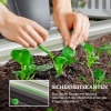 Afbeelding van Outsunny Tuinbed set Gegalvaniseerd staal 110x50x30 cm Donkergrijs