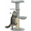 Afbeelding van PawHut Kattenboom van Spaanplaat, Ø48 x 103,5 cm, Lichtgrijs