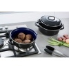 Afbeelding van BK Fortalit Emaille Braadpan 22cm/2L – Inductie – Ovenbestendig tot 230 graden – Zwart/Blauw