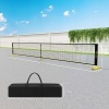 Afbeelding van SPORTNOW Pickleball-net 6,7 m Draagbaar met Tas Metaal Geel