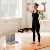 Afbeelding van HOMCOM 10KG Hantelset met Tas, Handgewichten voor Thuis Gym, Roze, Paars, Grijs, Bruin