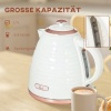 Afbeelding van Homcom waterkoker - Kunststof - 24,1L x 19,5B x 23,2H cm - Wit