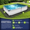 Afbeelding van tillvex® Pool Bodembeschermingsmat 4 stuks met gaten 51x51cm voor zwembad en peuterbadje