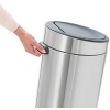 Afbeelding van Brabantia Touch Bin Prullenbak - 30 liter - Mat Zwart